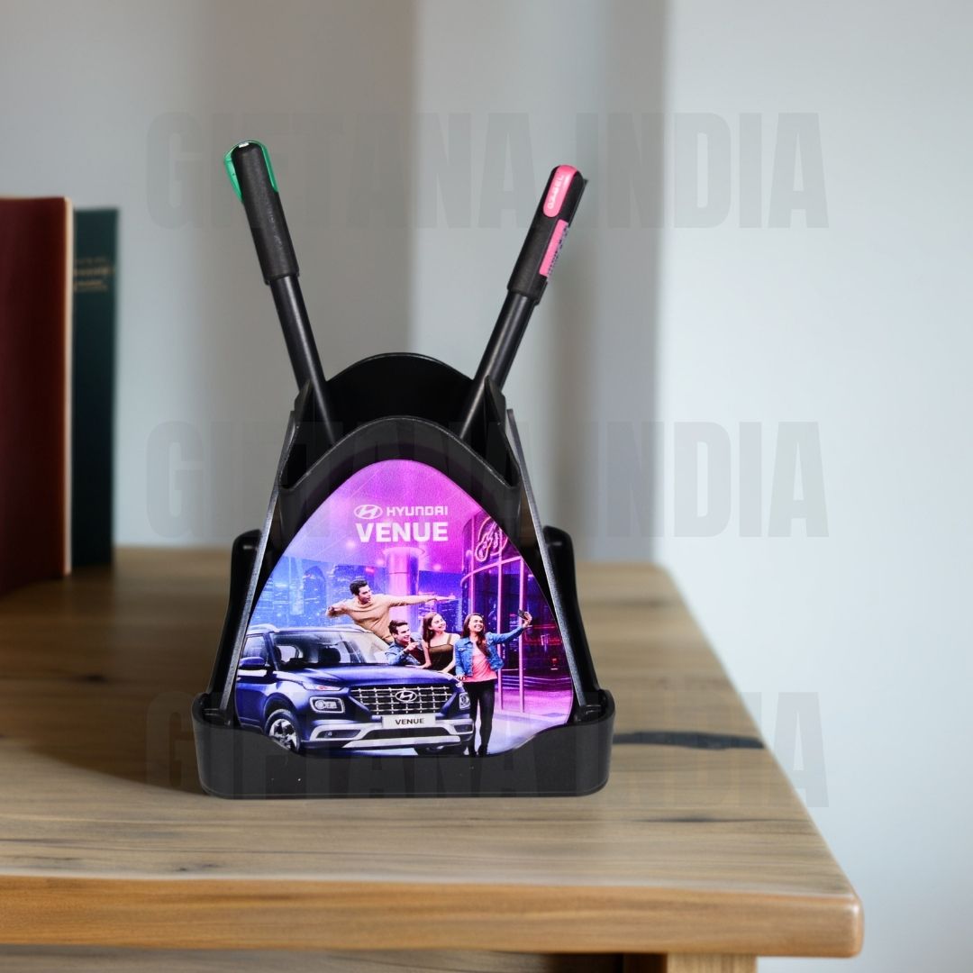1752673472_Office Desk Gifts Lotus Rotating Coaster Pen Stand (21)